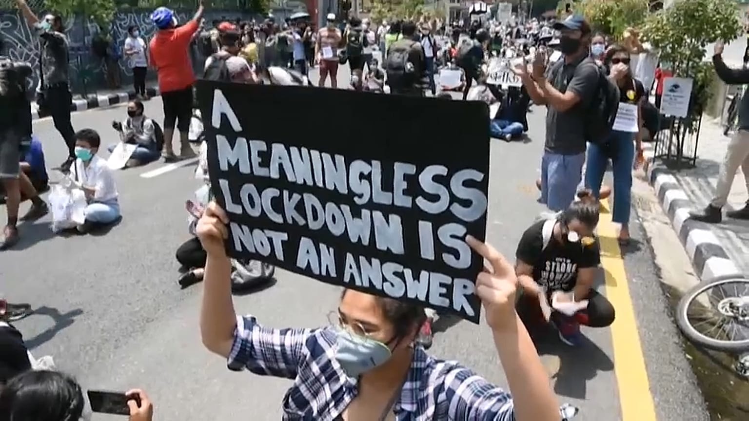 Manifestations au Népal, 09.06.2020