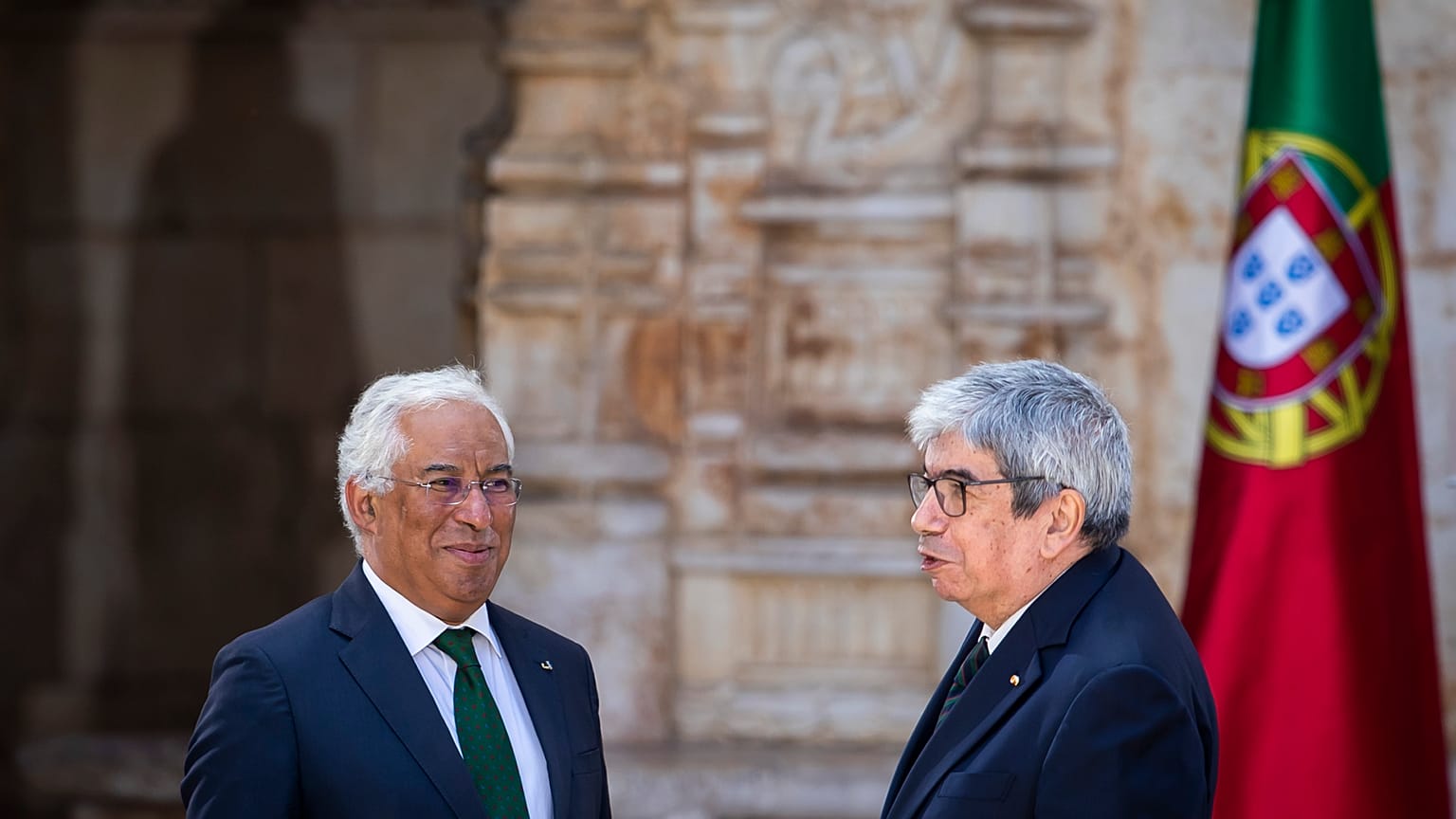 António Costa e Ferro Rodrigues nas celebrações do 10 de Junho