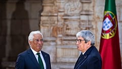 António Costa e Ferro Rodrigues nas celebrações do 10 de Junho
