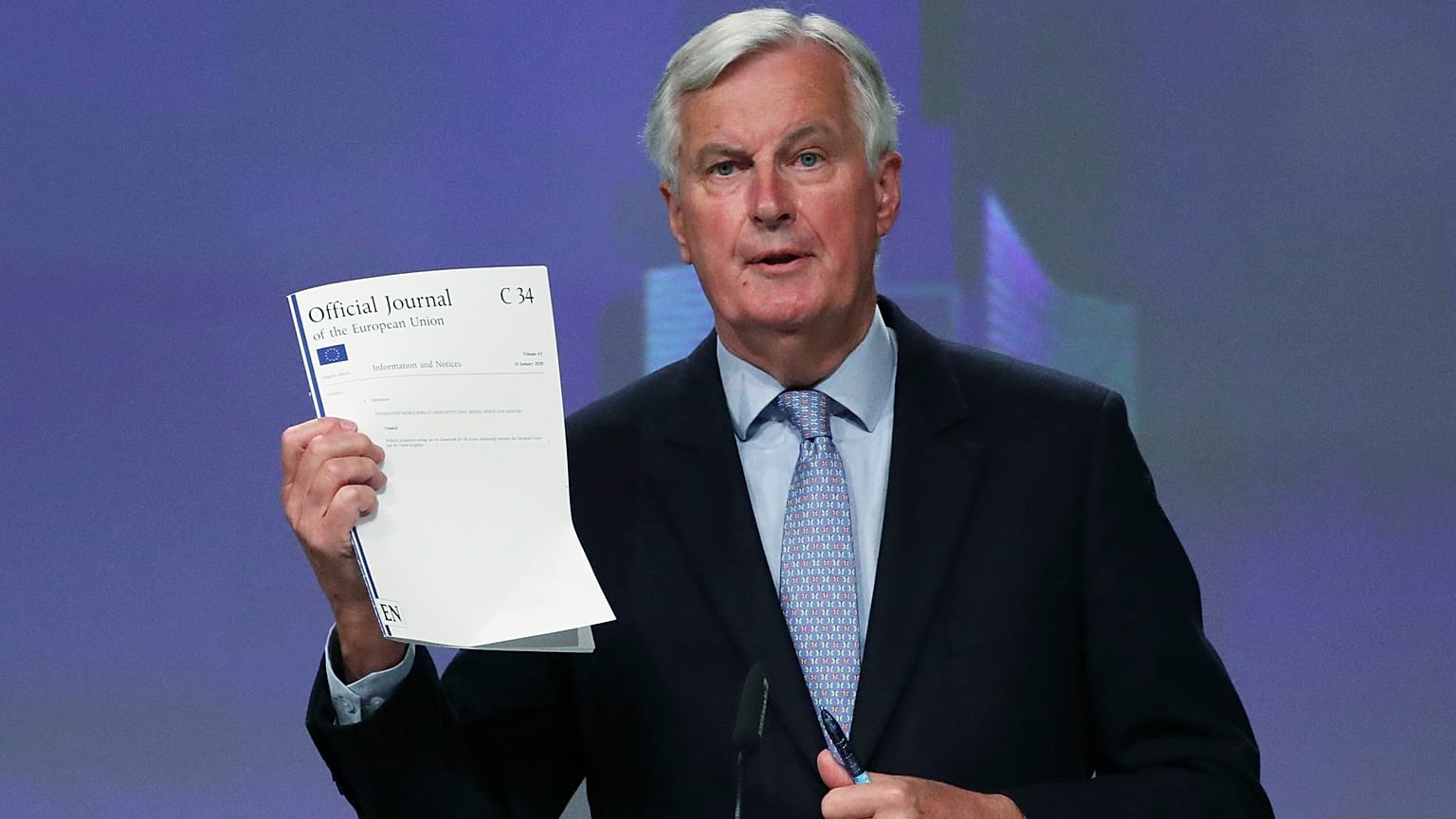 AB Brexit Başmüzakerecisi Michel Barnier 