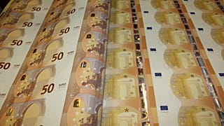 Euro banknote