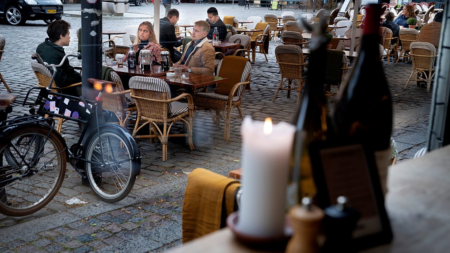 Restaurantterrasse in Kopenhagen