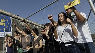 Protest against EU poletics on immigration ,Rome, Italy