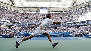 A US Open teltházas centerpályája 2019-ben