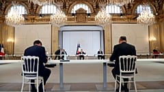 Emmanuel Macron im Élyséepalast