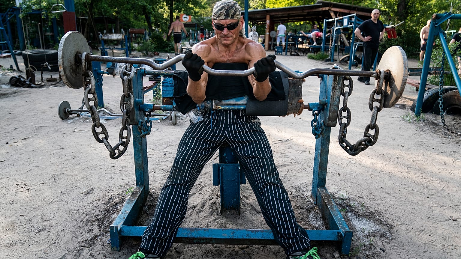 Palestra open air a Kiev