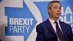 Ο ηγέτης του κόμματος Brexit, Νάιτζελ Φαρατζ