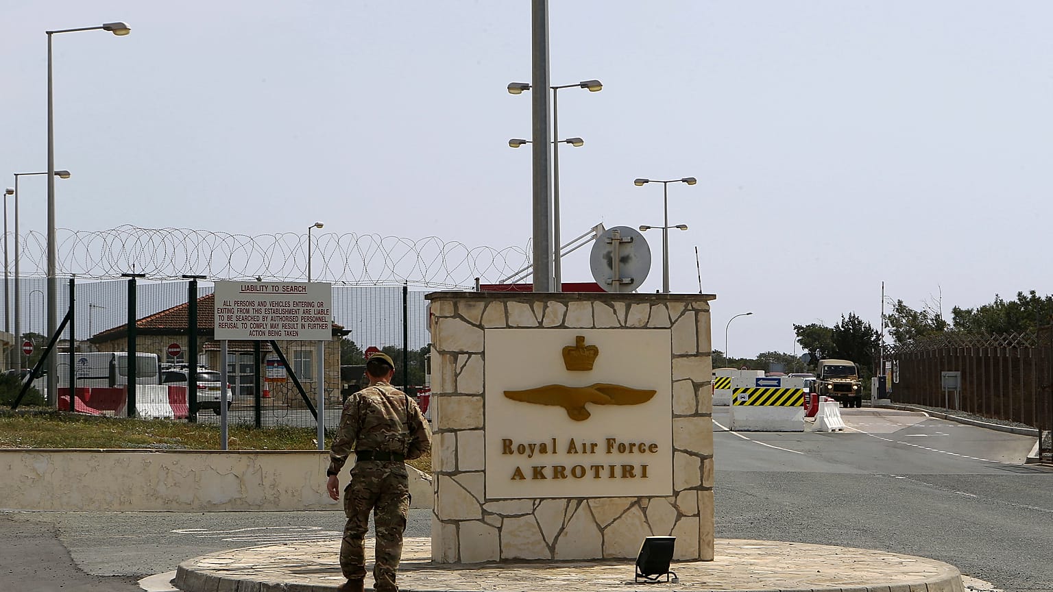 Royal Air Forces base in Akrotiri, in Cyprus