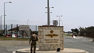 Royal Air Forces base in Akrotiri, in Cyprus