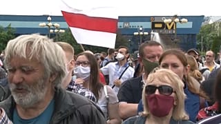Акция протеста оппозиции в Минске 