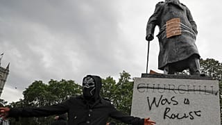 Statua di Churchill a Londra