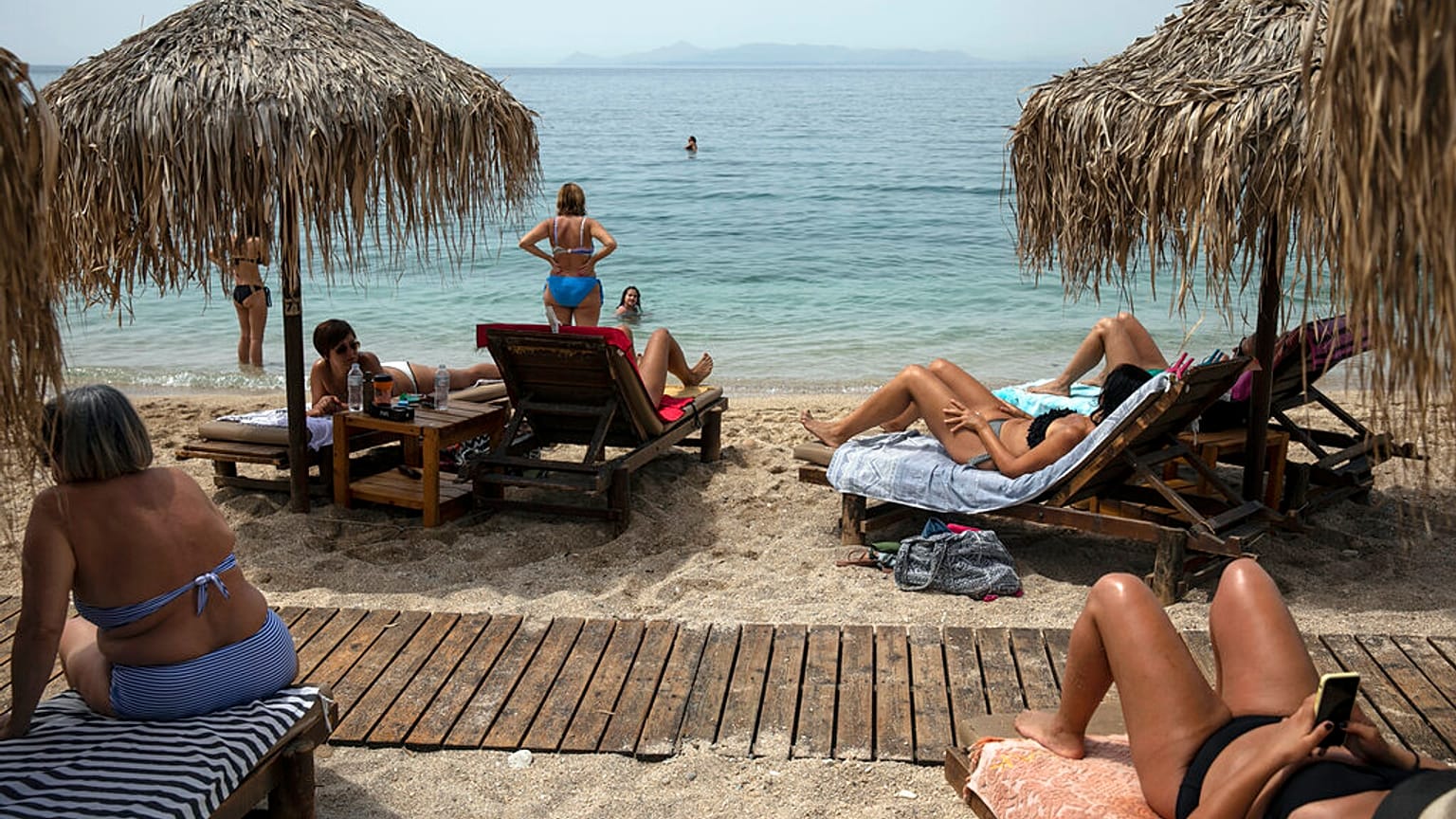 Alimos-Strand nahe Athen