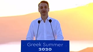 Επίσκεψη του Κυριάκου Μητσοτάκη στη Σαντορίνη