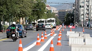 Παρεμβάσεις στην οδό Πανεπιστημίου