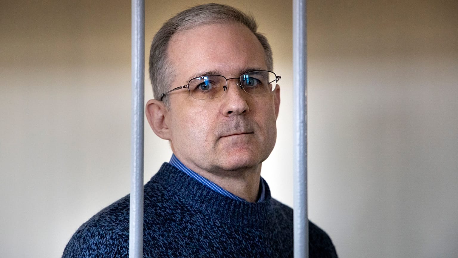 Paul Whelan durante su juicio