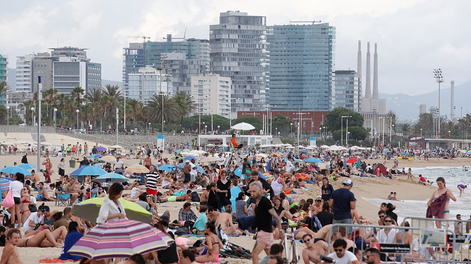 Strand von Bogatell, Barcelona 
