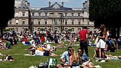 Paris'te Lüksemburg Bahçesi