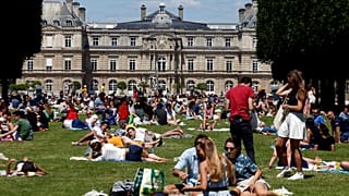 Paris'te Lüksemburg Bahçesi