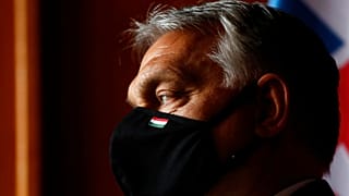 Prime Minister of Hungary Viktor Orban arrives for the V4 summit at the Lednice Chateau in Lednice, Czech Republic, Thursday, June 11, 2020.