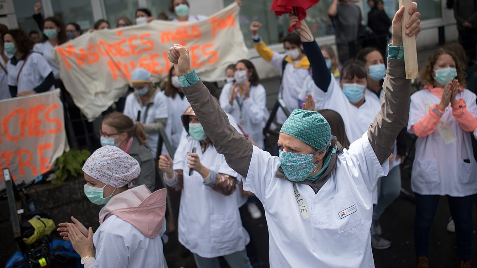Nach Coronakrise: Krankenhauspersonal fordert mehr Hilfe von Paris