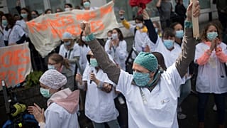 Nach Coronakrise: Krankenhauspersonal fordert mehr Hilfe von Paris
