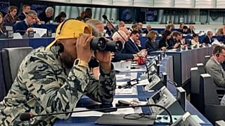 Magid Magid in the EU Parliament  