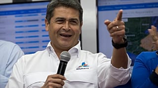 Honduras Devlet Başkanı Juan Orlando Hernandez
