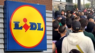 A crowd of 500 people gathered in front of the store on Wednesday, some of which had been camped out the night before.