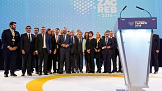 family picture during the European Peoples Party (EPP) congress in Zagreb