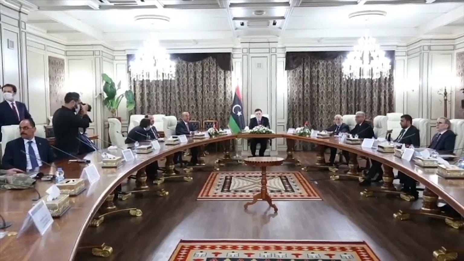 Visita della delegazione turca a Tripoli