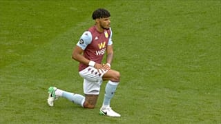 El jugador Tyrone Mings del equipo Aston Villa