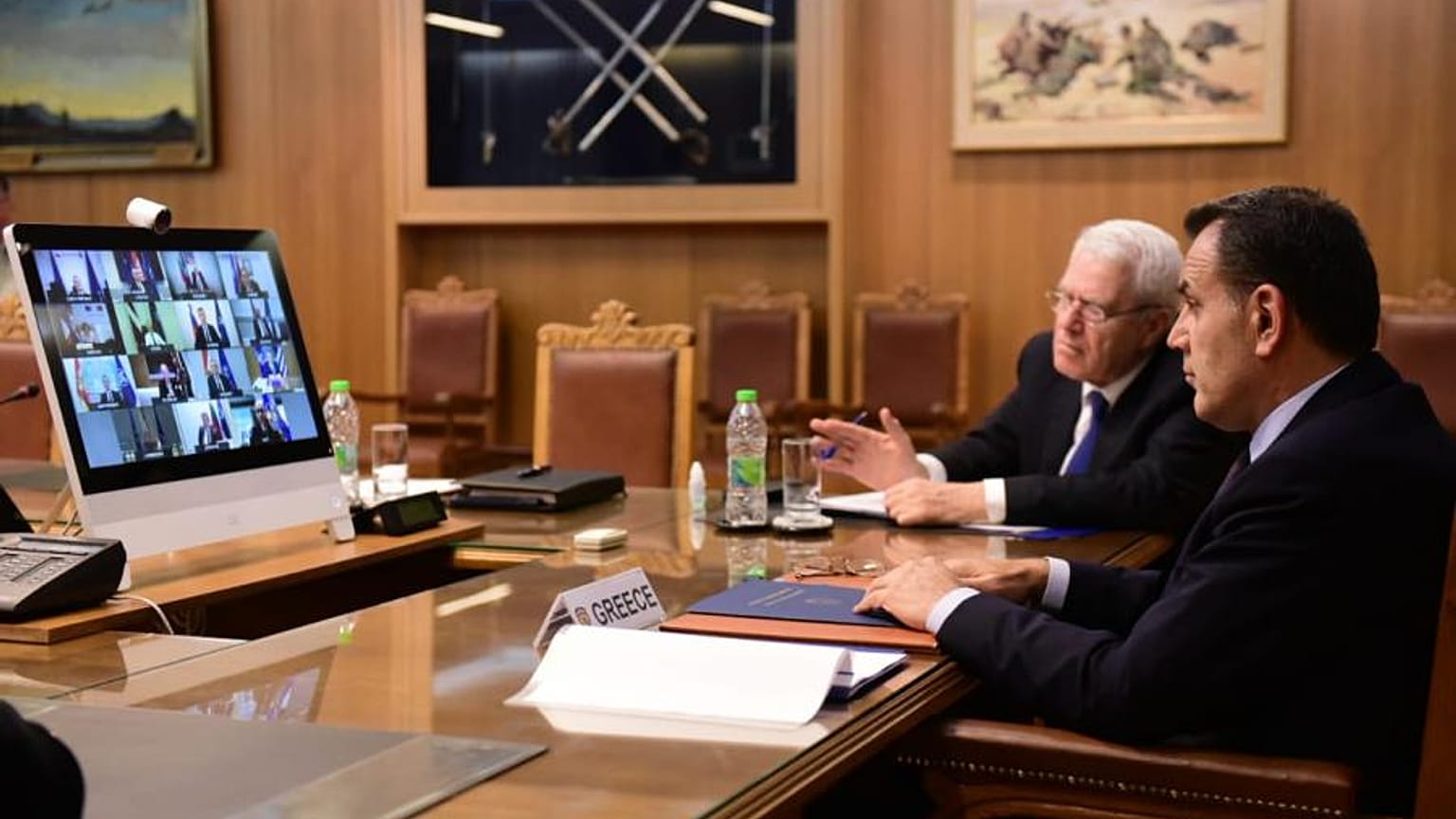 Ο Υπουργός Άμυνας της Ελλάδας Νίκος Παναγιωτόπουλος