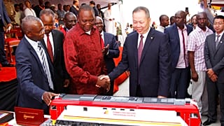 Çin'in Kenya'da desteklediği demiryolu projesi, 2017