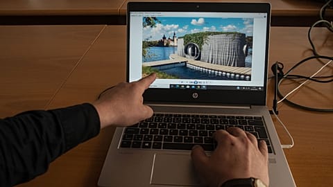  The visualization of the 3D printing of the first-ever concrete house in Czech Republic