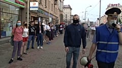 Живая цепь в Минске