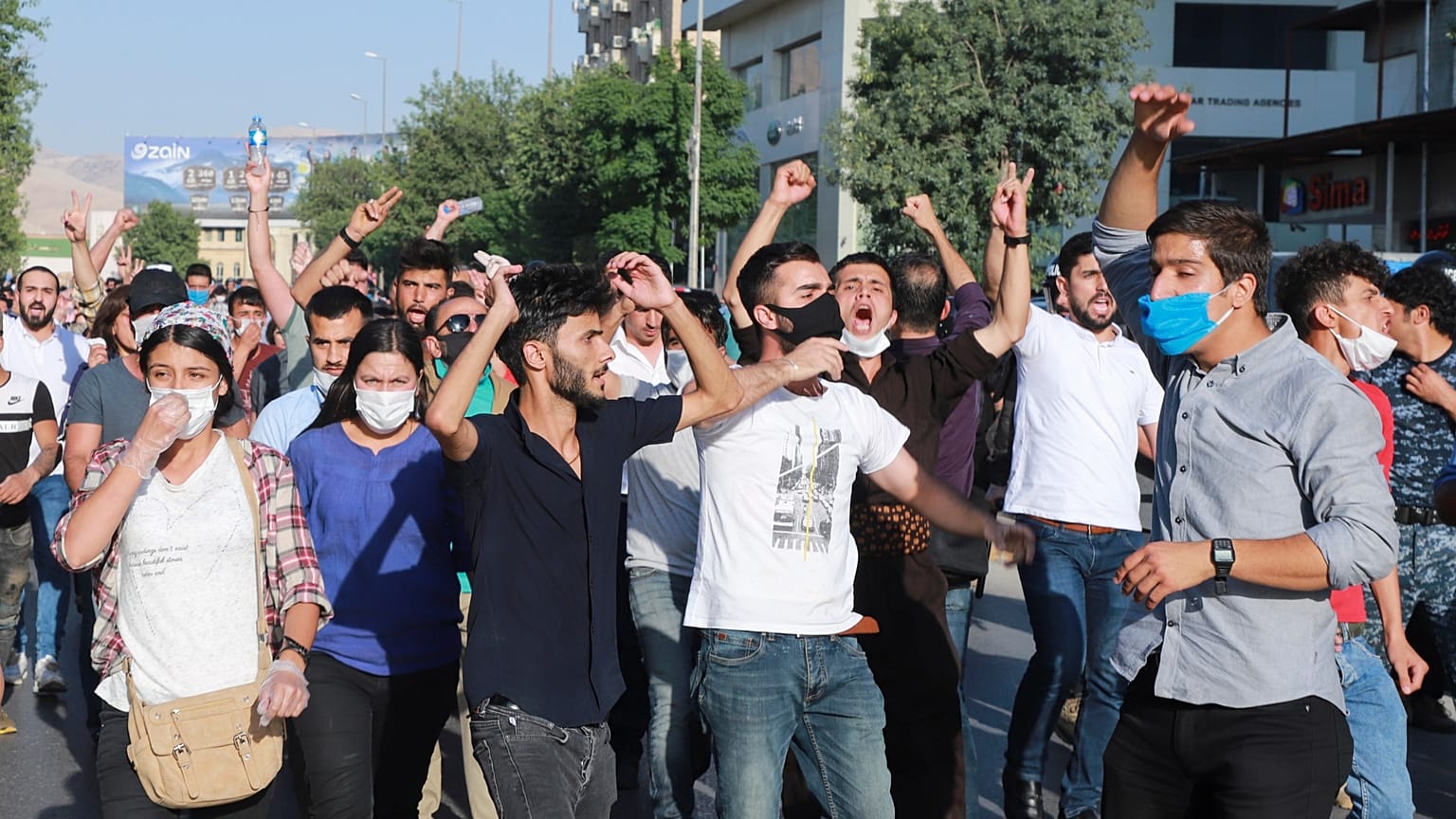 Irak'ta TSK'nın operasyonuna karşı eylem