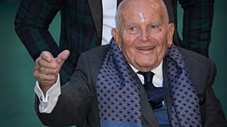 Ian Holm alla premiere di "Tolkien" a Londra, nel 2019