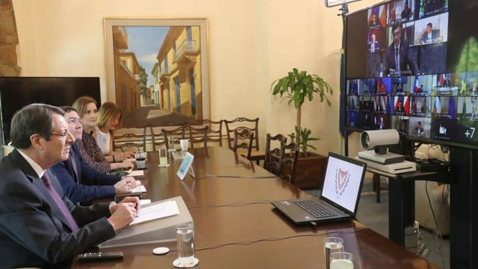 Ο πρόεδρος της Κυπριακής Δημοκρατίας, Ν. Αναστασιάδης στη Σύνοδο Κορυφής 