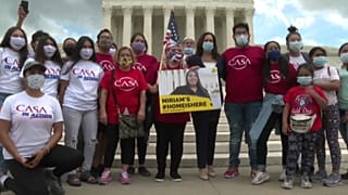 Protesta de los "soñadores" ante el Tribunal Supremo de Washington
