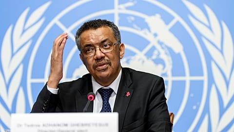 المدير العام لمنظّمة الصحة العالمية تيدروس أدهانوم غبريسوس
