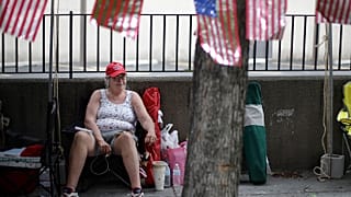 Trump-Anhängerin in Tulsa, Oklahoma