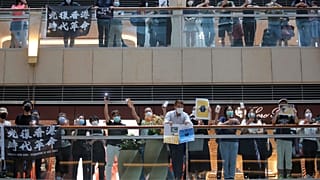 Hong konglu aktivistler, Çin'in yeni  'ulusal güvenlik yasası'nı protesto etti