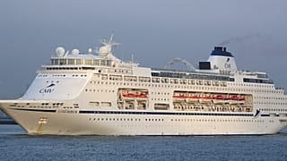 The Columbus ship, operated by Cruise and Maritime Voyages (CMV)