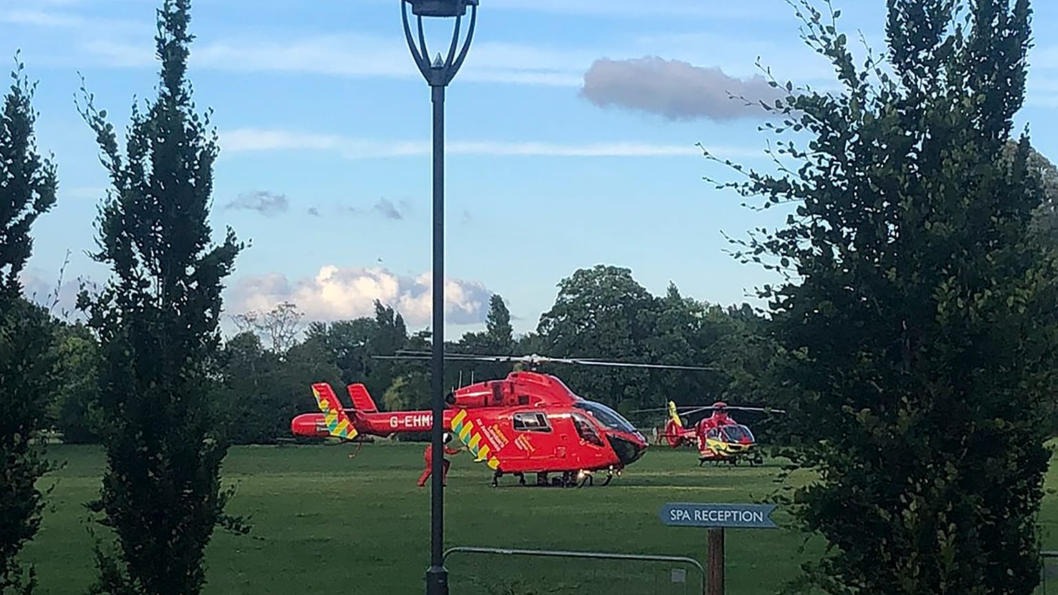 Verletzte wurden mit dem Helikopter abtransportiert