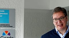 Il presidente serbo, Aleksandar Vucic