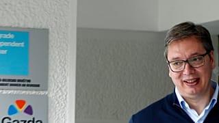 Il presidente serbo, Aleksandar Vucic