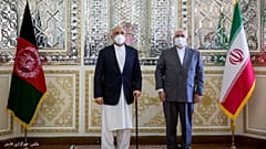 وزرای خارجه ایران و افغانستان در تهران