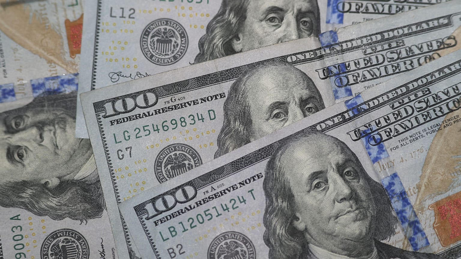 Benjamin Franklin on $100 bills