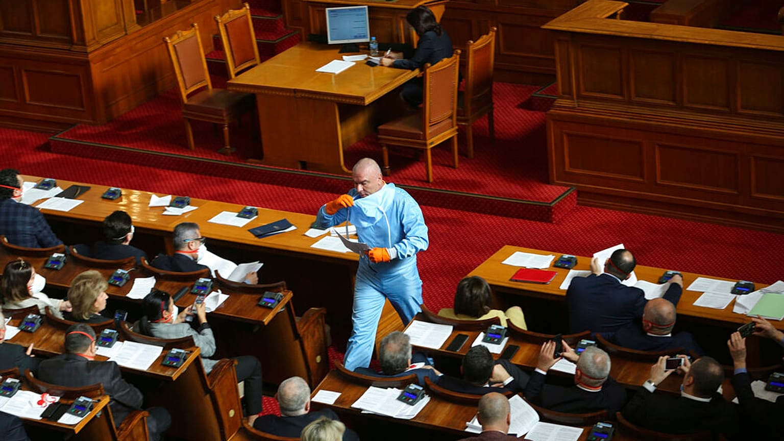 Εικόνα από προηγούμενη συνεδρίαση της βουλγαρικής βουλής
