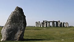 Le site mégalithique de Stonehenge, le 26 avril 2020. 